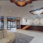 Image of the reception area at coppid beach hotel