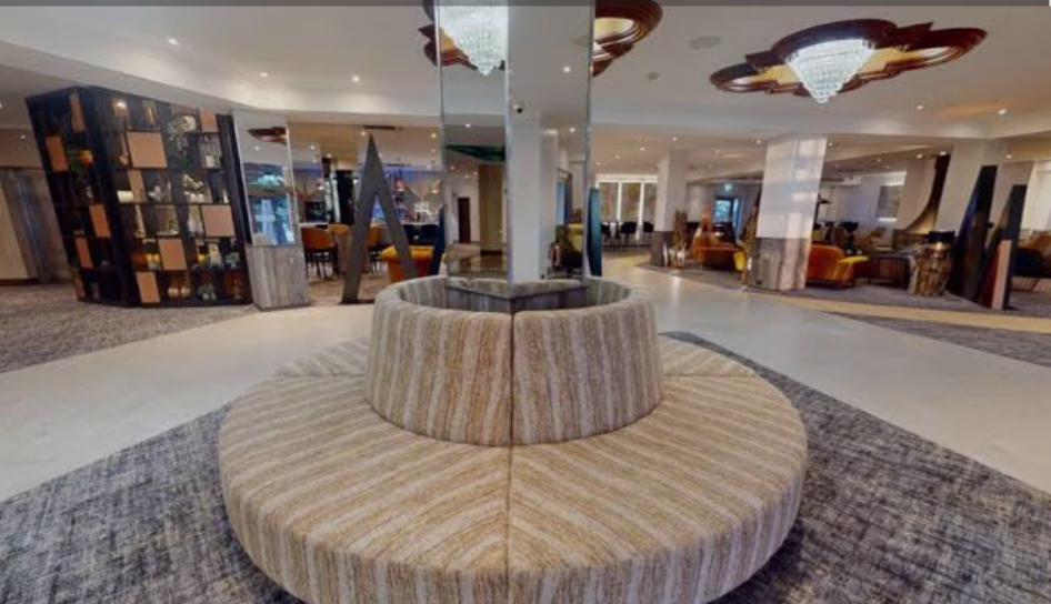 seating area at the coppid beach lobby